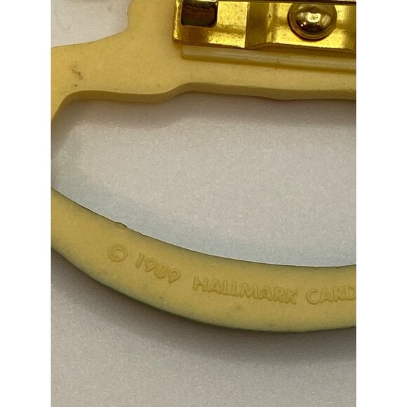 Vintage 1989 Hallmark Rocking Horse Christmas Pin Brooch Hand-Painted Collectibl - Picture 7 of 9